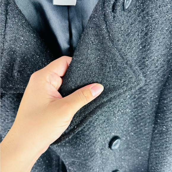 BB DAKOTA Black Sparkle Princess Fit & Flare Black Peacoat - Picture 5 of 10